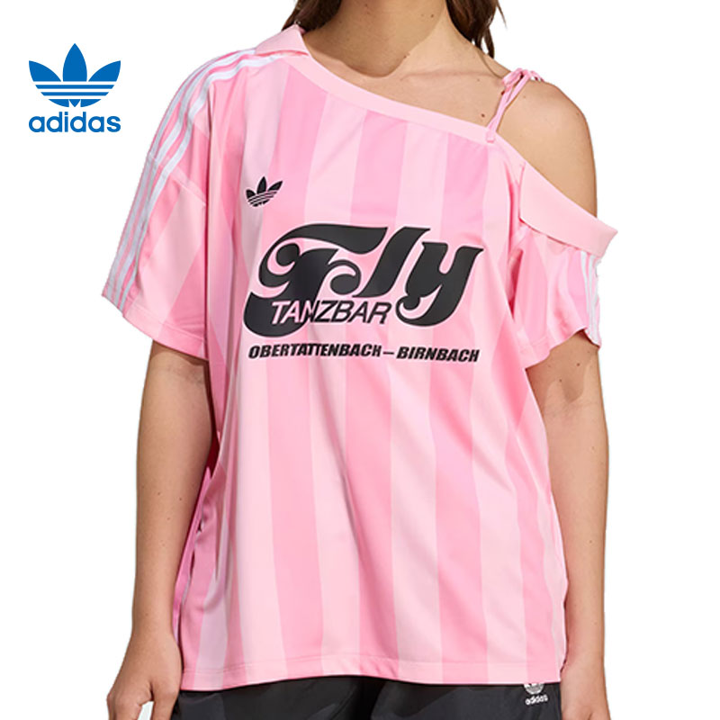 【夏日户外】adidas阿迪达斯三叶草女子运动休闲短袖T恤KD2277