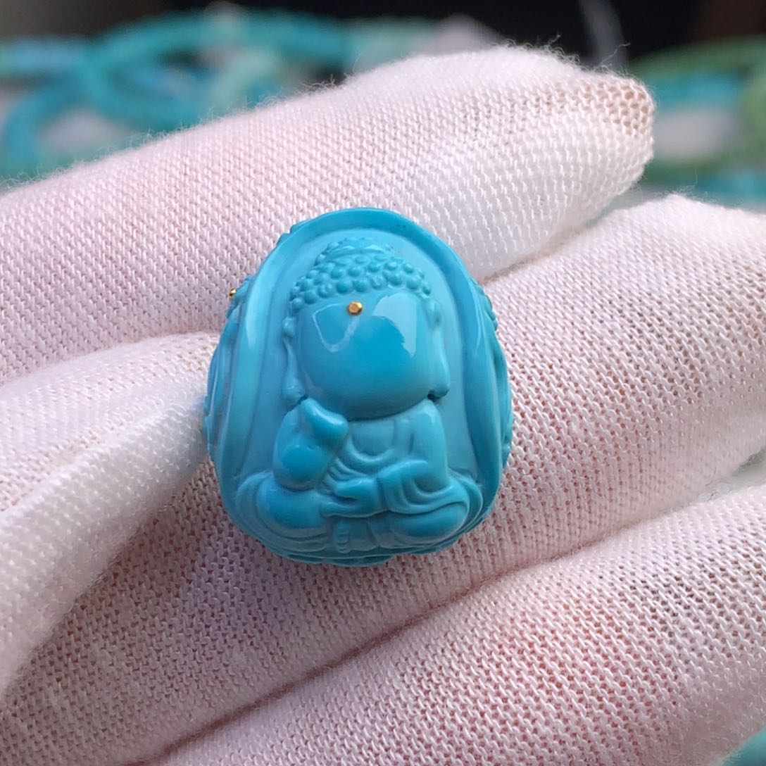 绿松石珠宝奇石未镶嵌