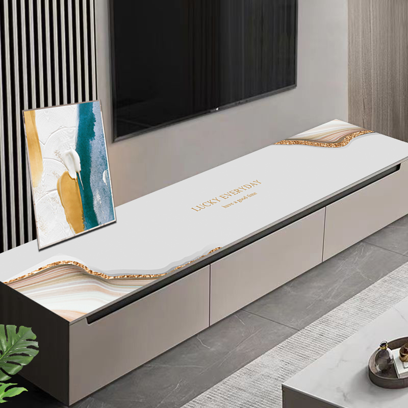 现代风皮革桌垫电视柜餐边柜鞋柜餐桌茶几桌面保护垫防水防油耐脏