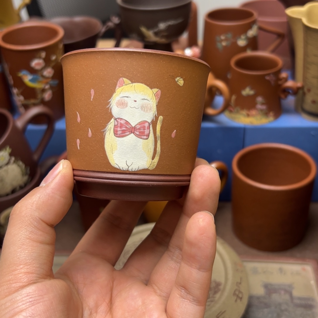 紫砂茶杯紫砂主人杯140cc