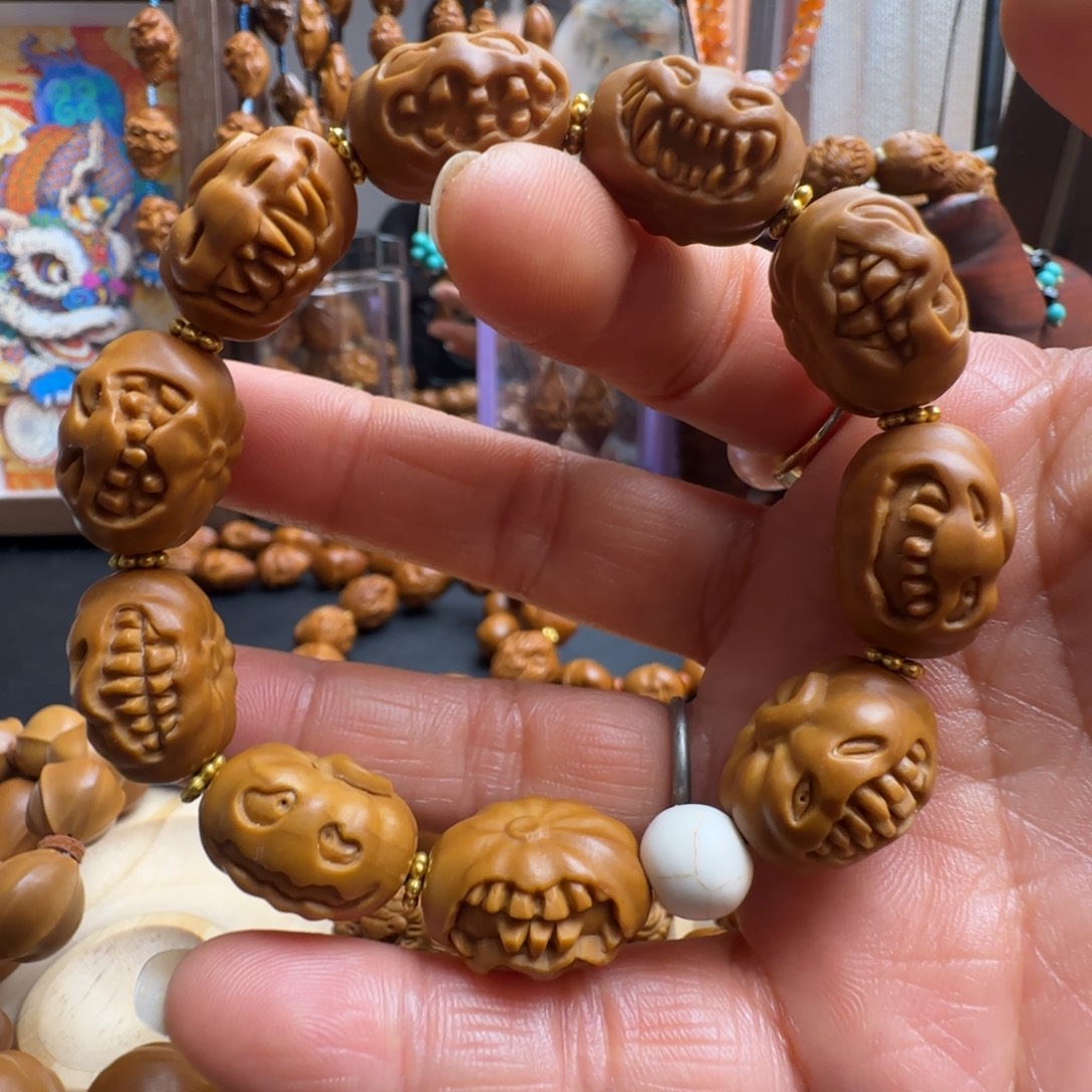 橄榄核手串/手链南瓜头