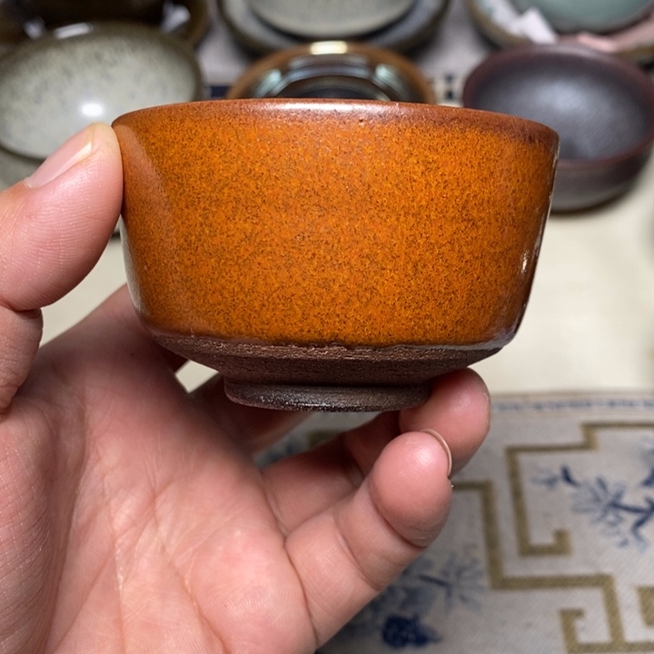 茶盏盏心茶器放漏了