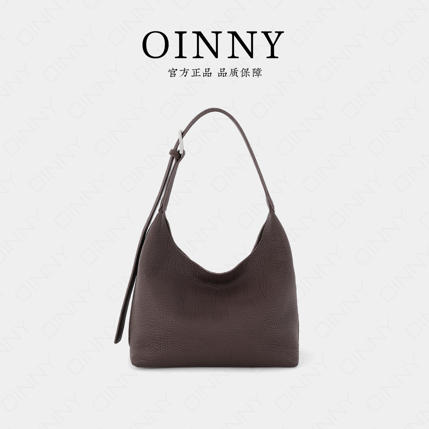 【Oinny】头层牛皮复古单肩腋下包2025新款斜挎真皮女包6512-M