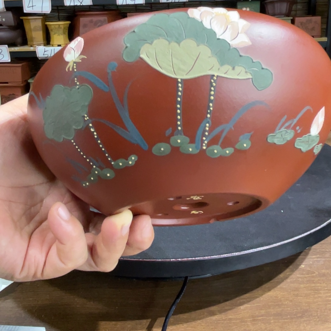 无***奈紫砂花盆紫砂花盆在这里