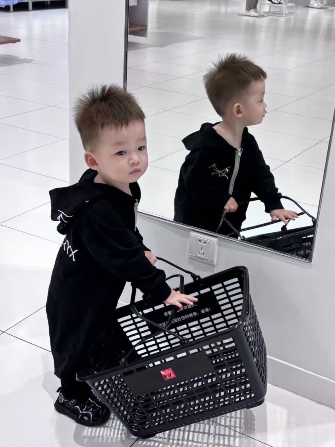 潮潮帅气的外出服
