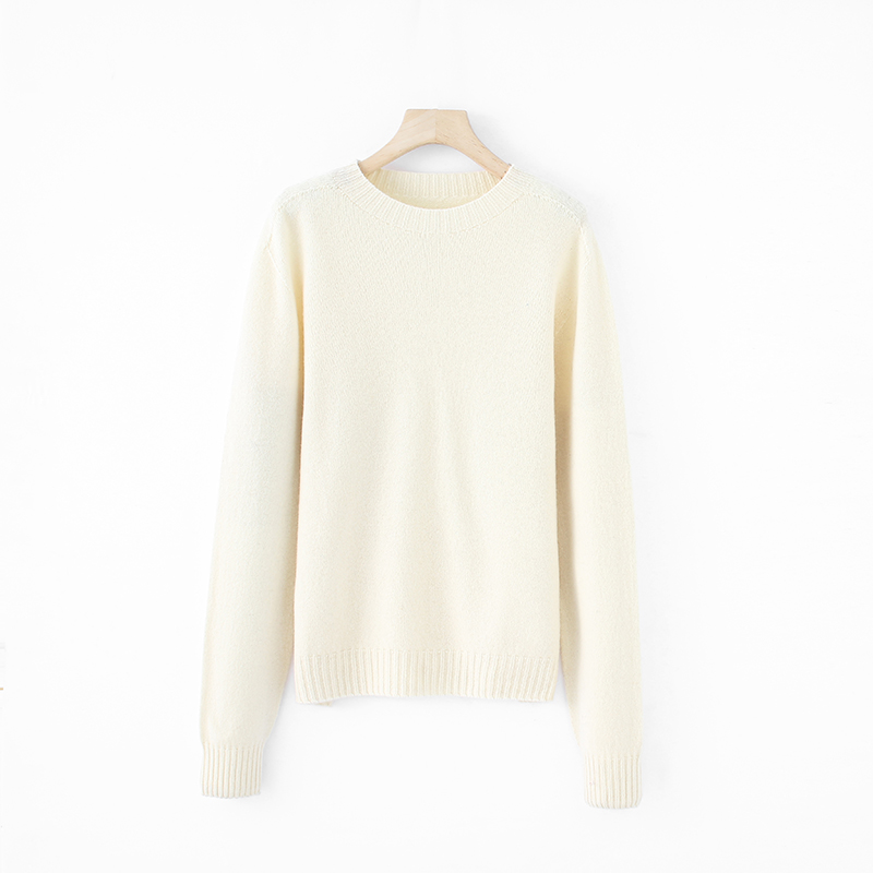 衫时尚宽松女士宽松澳毛打底衫女圆领简约MSY-807