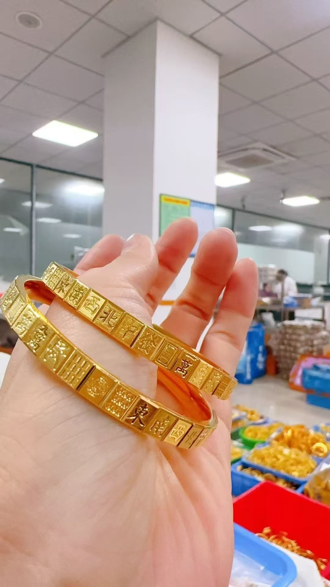 铜合金手镯 经典时尚饰品妈妈招米麻将手镯镯子