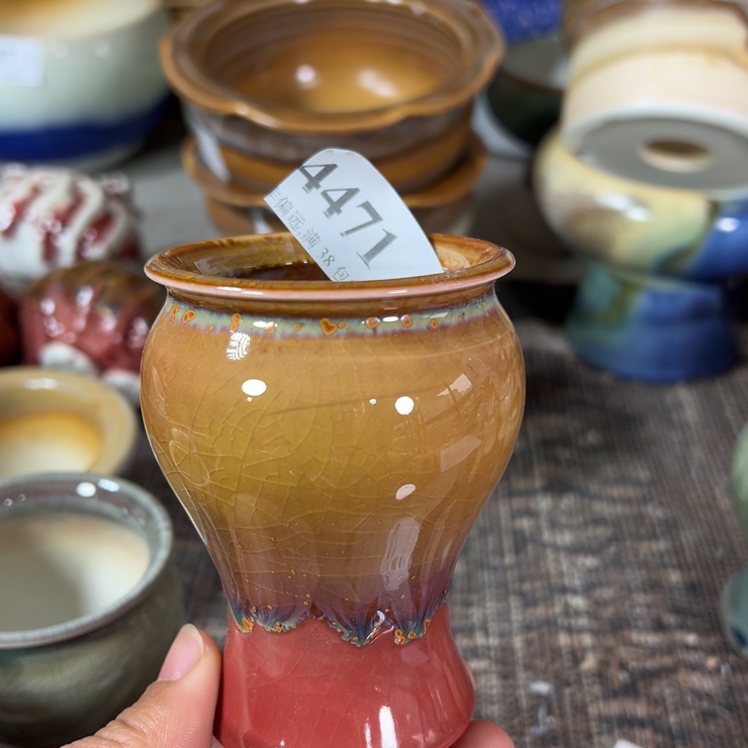 红陶景德镇手工花盆