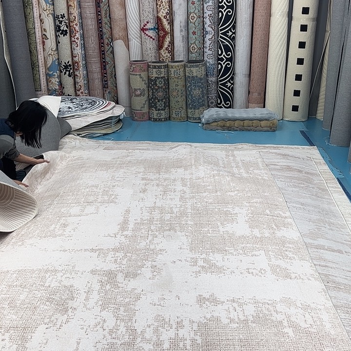 混纺200×300误差±1-3cm精编细砂仿羊绒棉布底微瑕