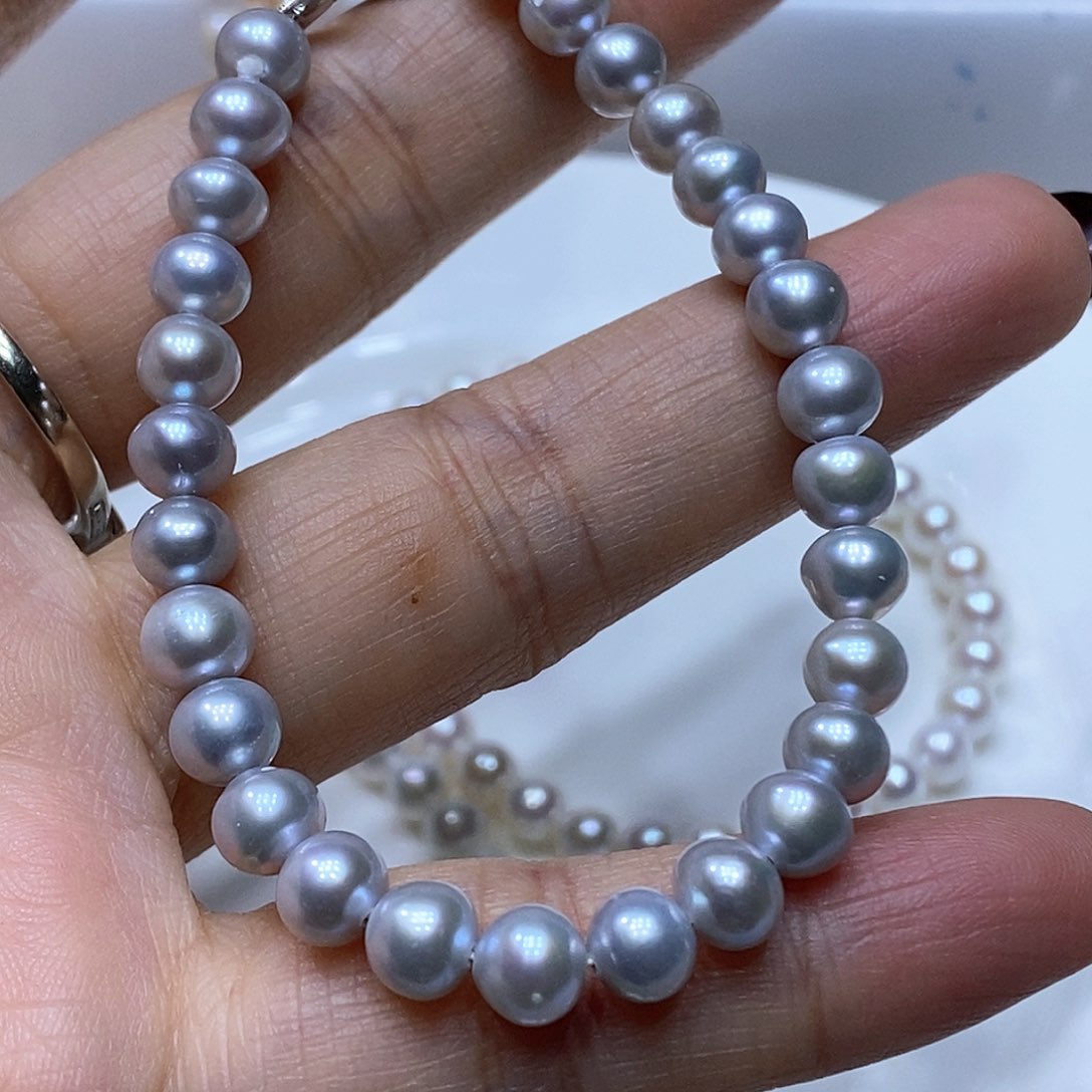 未镶嵌淡水珍珠耳钉