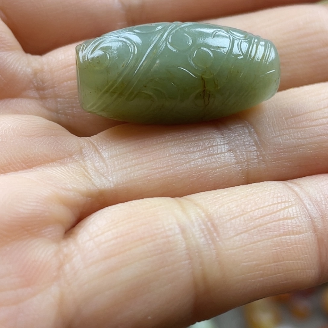 熙***爷和田玉未镶嵌颈饰