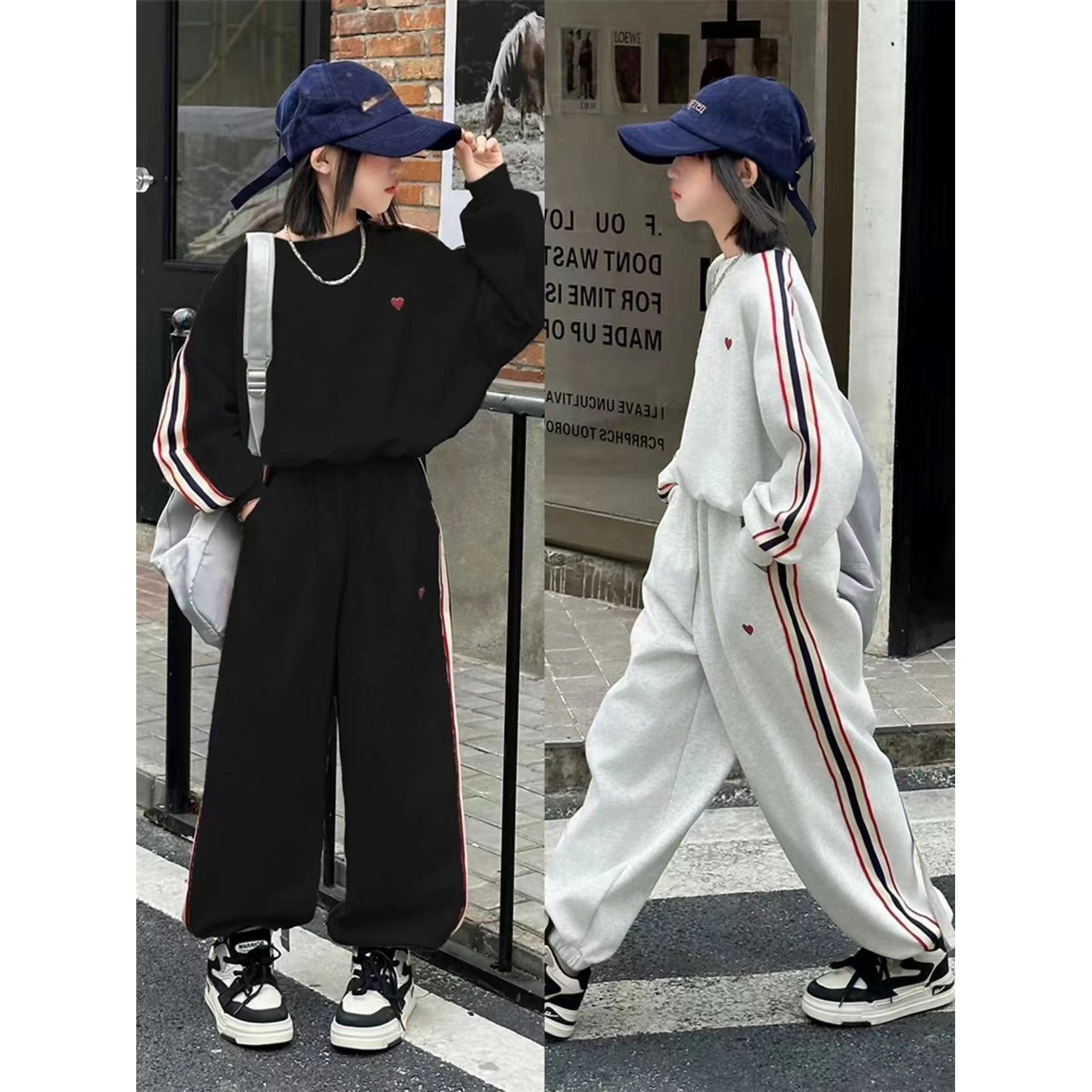 儿童2025秋季新款时尚休闲套装B4499