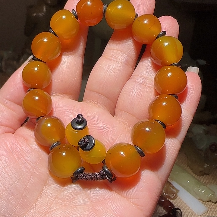 玛瑙/玉髓未镶嵌手链