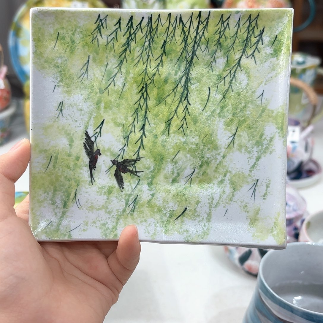 景德镇手绘高温釉下彩陶瓷茶具