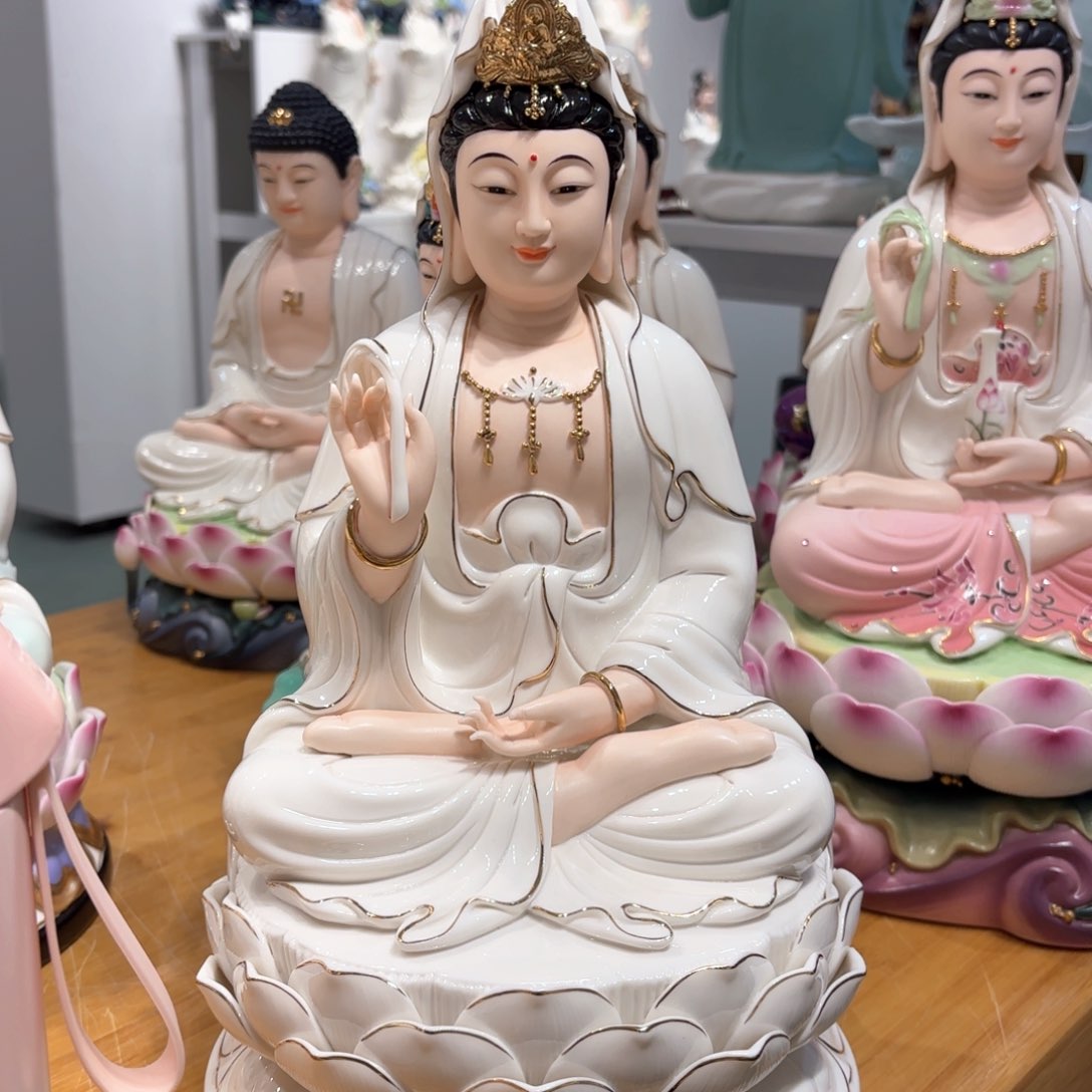 【闪购商品】摆件瓷摆件观音12吋
