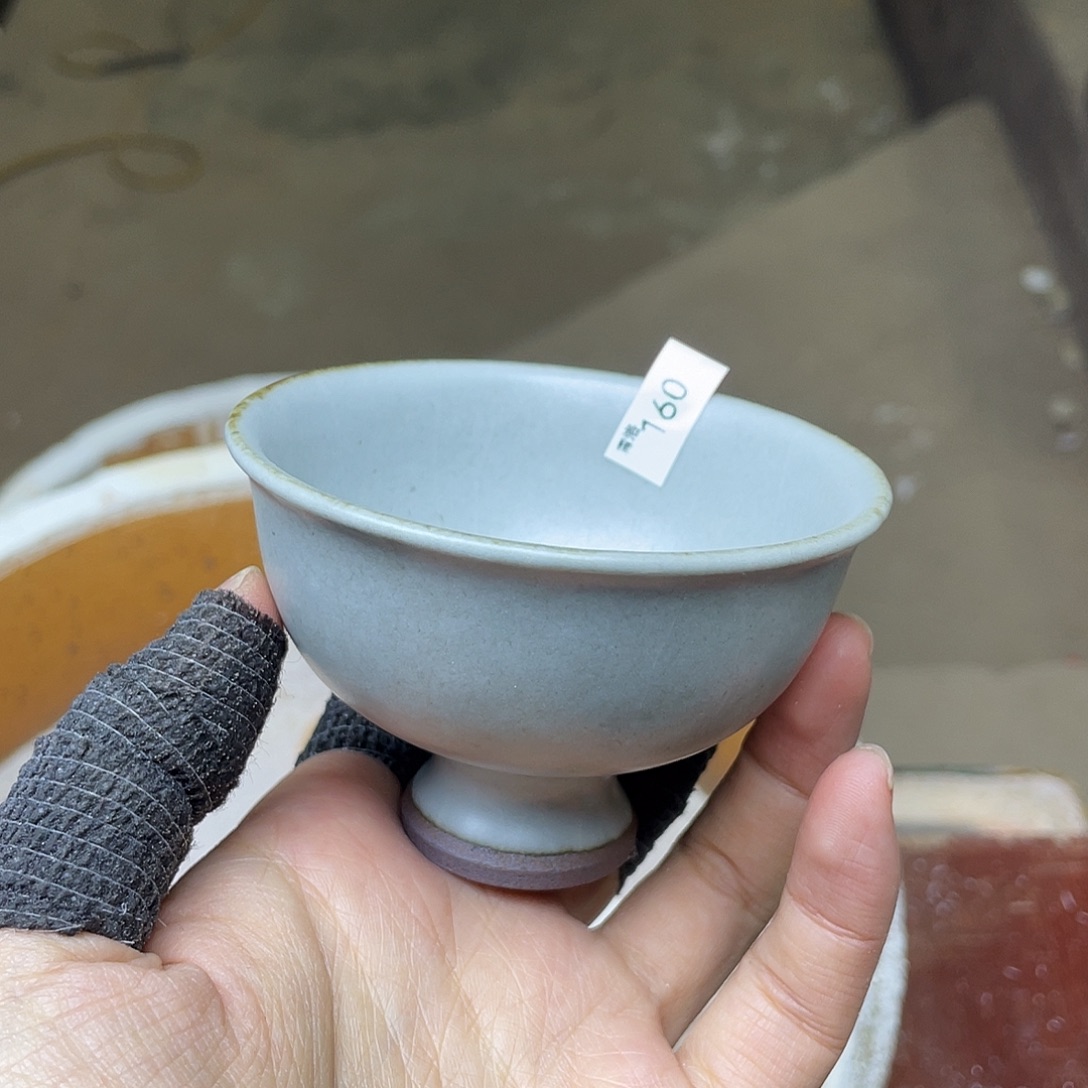茶盏160 福临号建盏柴烧微瑕