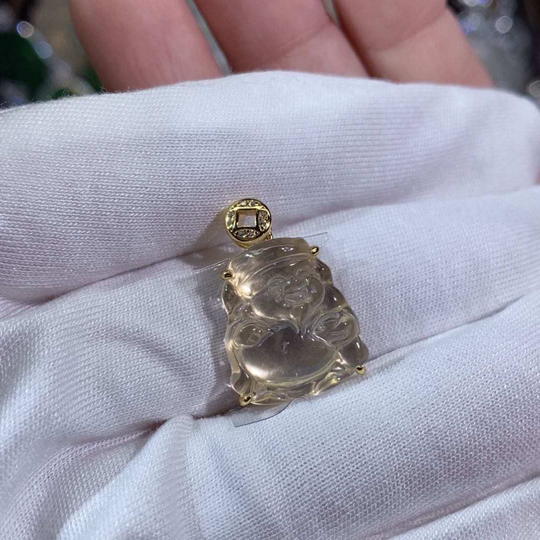 石英质玉颈饰未镶嵌