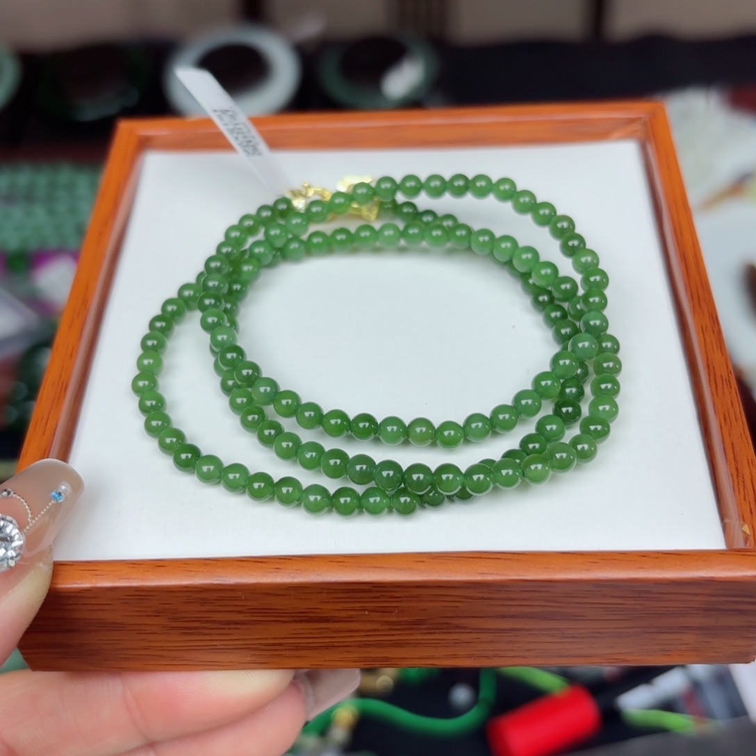 和田玉未镶嵌手链