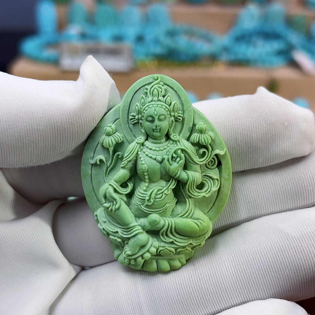 绿松石珠宝奇石未镶嵌