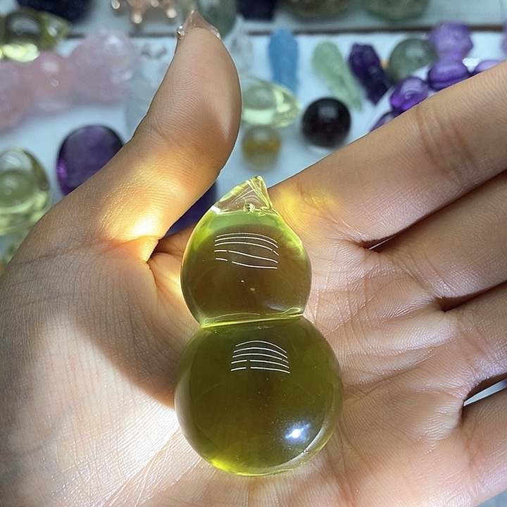 水晶摆件未镶嵌吊坠