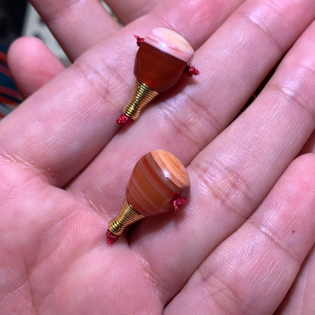 玛瑙/玉髓配饰未镶嵌106文玩配饰多样发其一