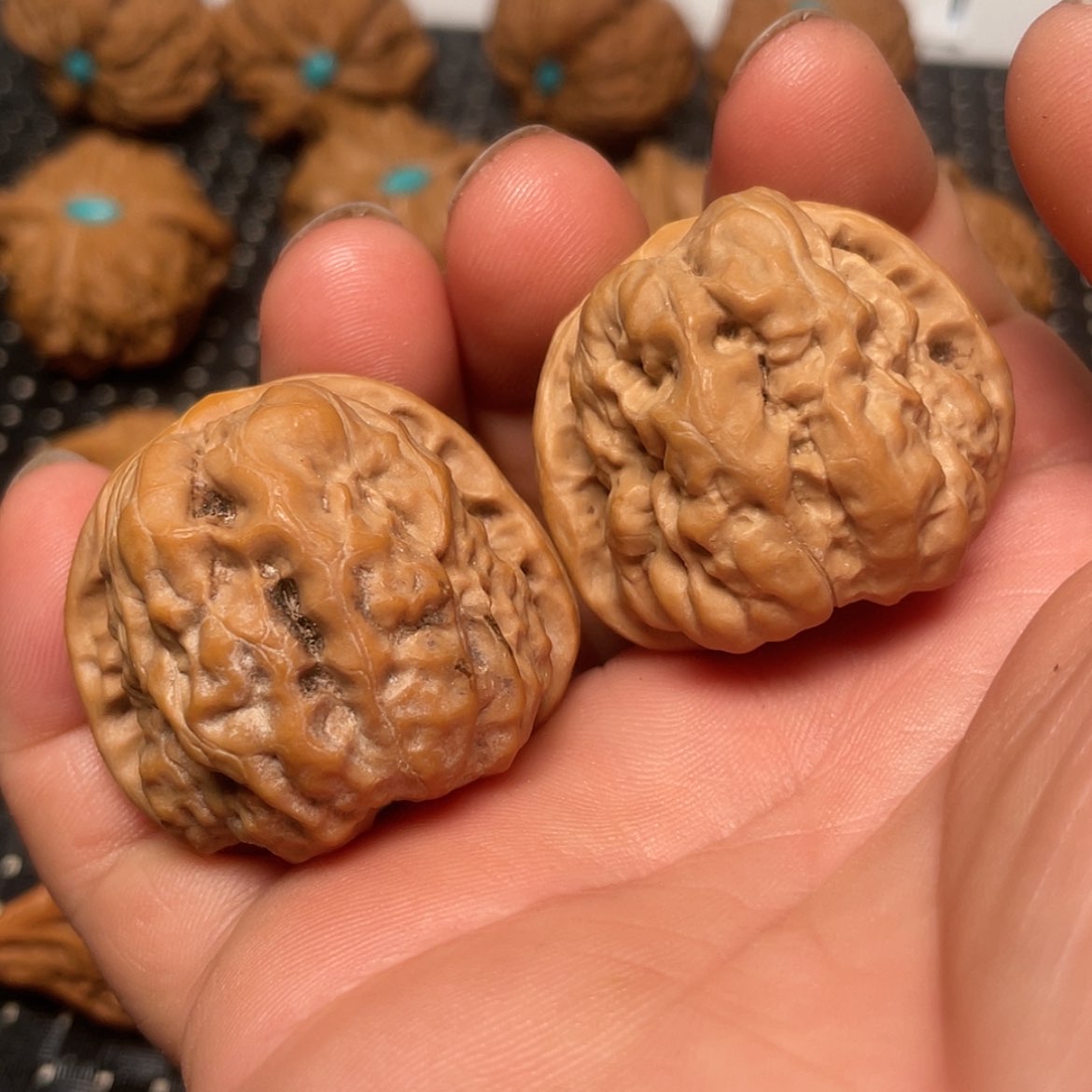 【闪购商品】文玩核桃把件38蛤蟆头