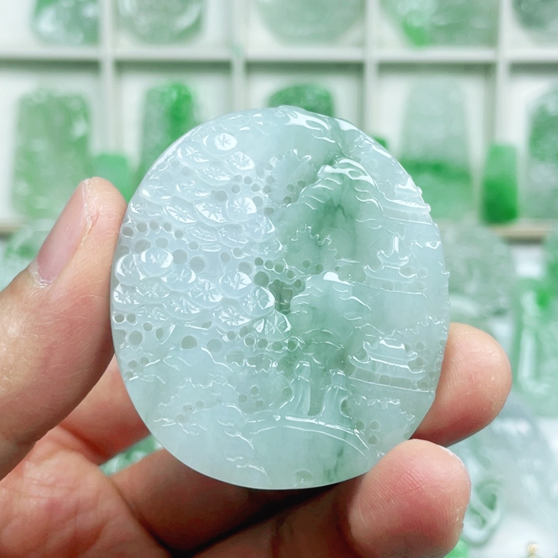 翡翠吊坠(不含链)未镶嵌