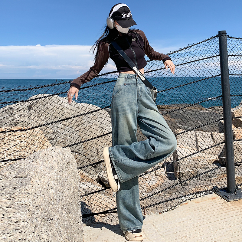 一号链接高品质孤品女牛仔裤，上选文字下选数字，默认微瑕介意不拍