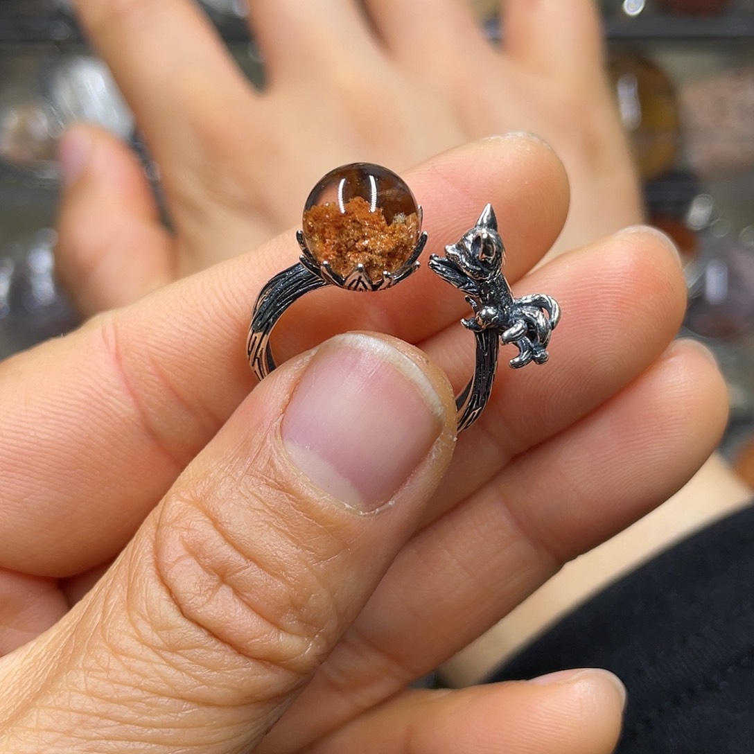 【闪购商品】水晶戒指银S925镶嵌N*戒指