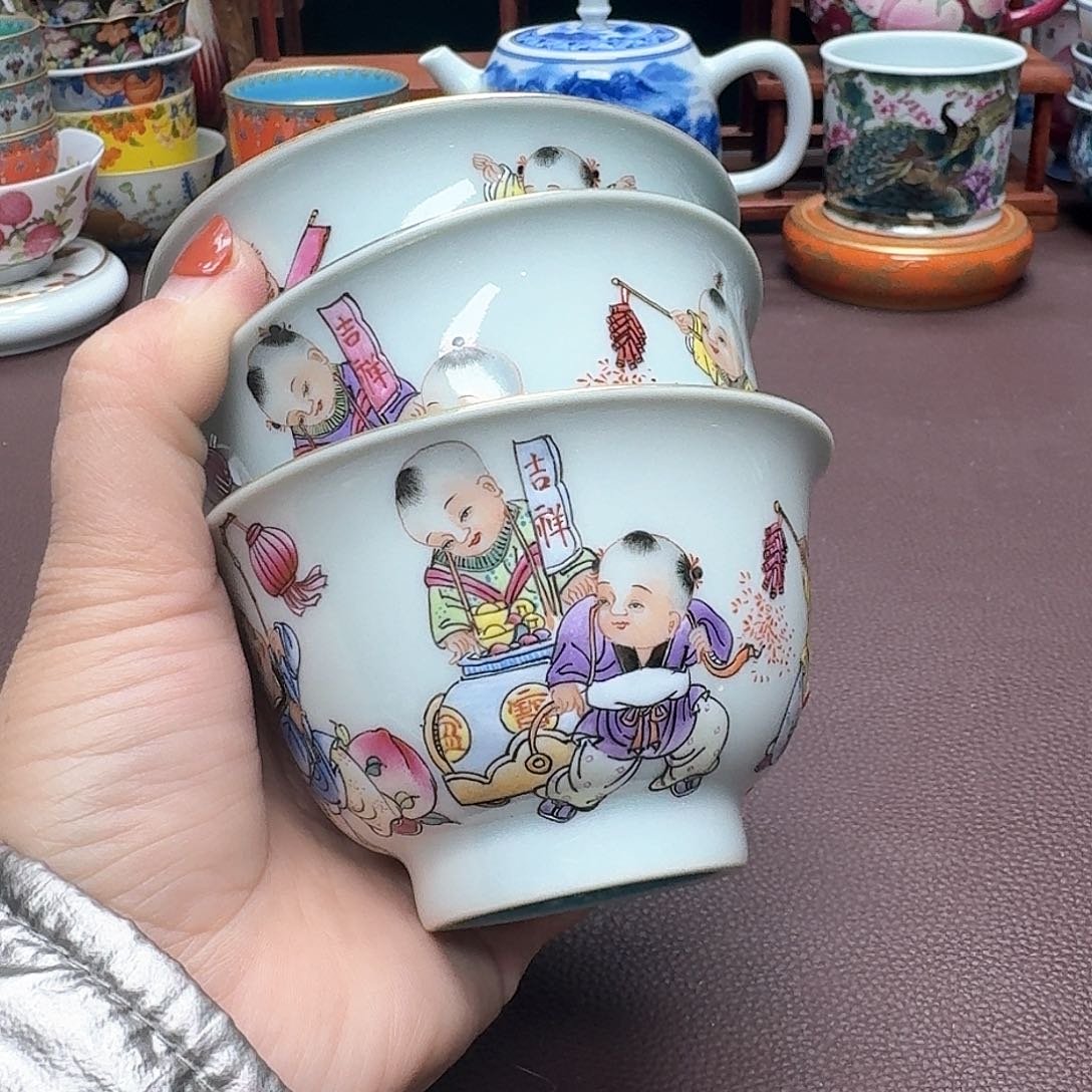 瓷片和景德镇仿古手工制作精品