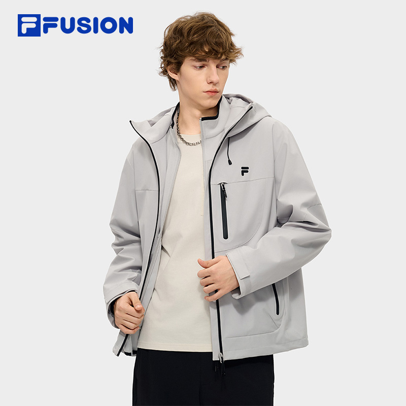 Fila/斐乐冬季新款棉服两件套男款防风保暖梭织外套T11M617701F
