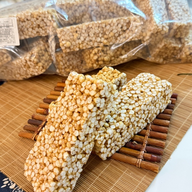 传统手工爆谷糖红薯麦芽米糖老式粗粮膨化零食湖北咸宁崇阳特产