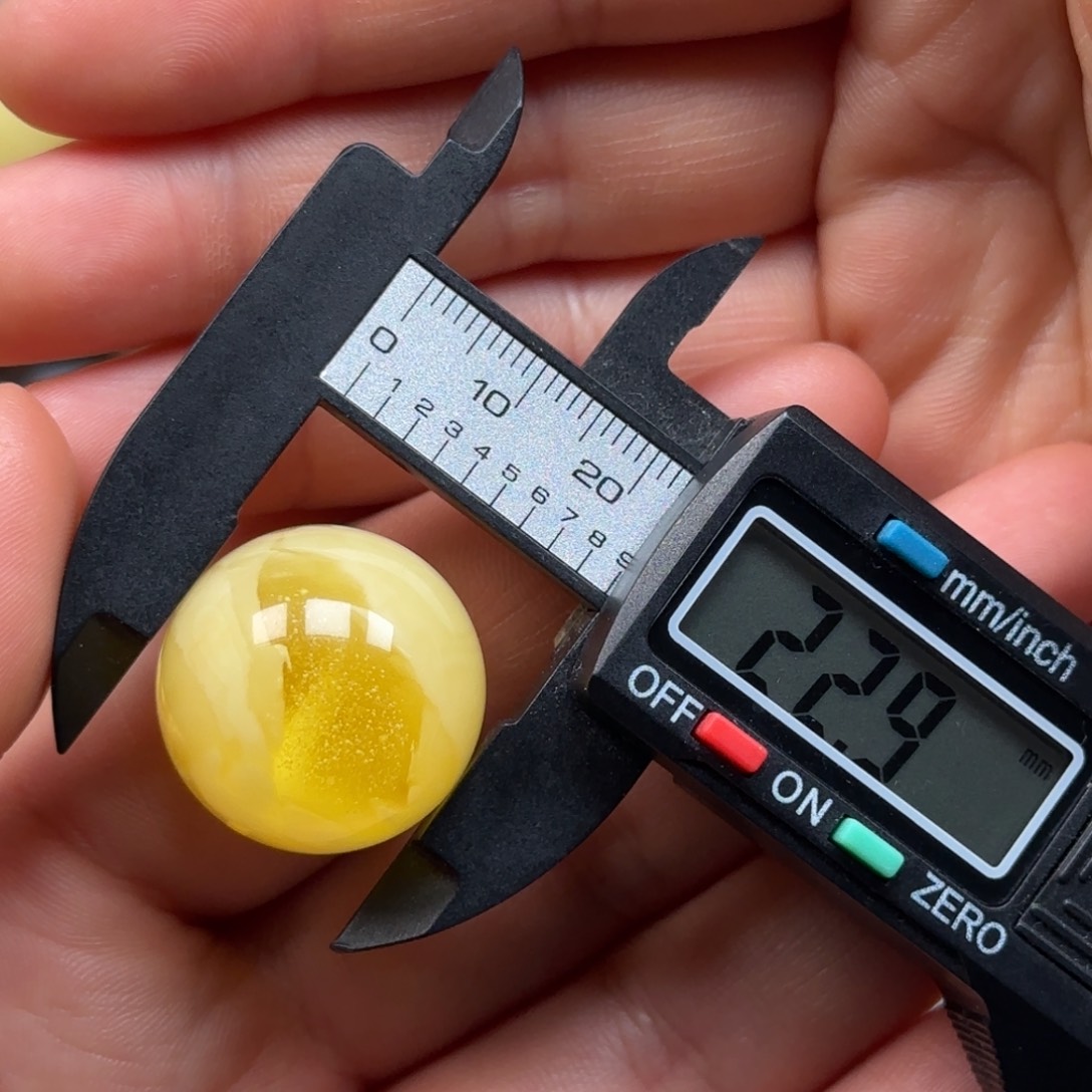 琥珀未镶嵌裸石蜜蜡单珠