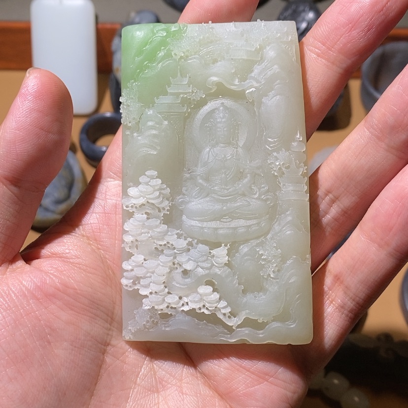 【闪购商品】和田玉挂件定制未镶嵌萧*