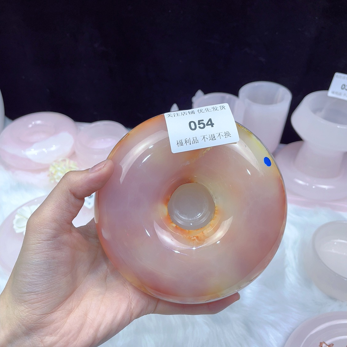 红花冰胖嘟嘟054/福利款不退换送蜡烛摆件