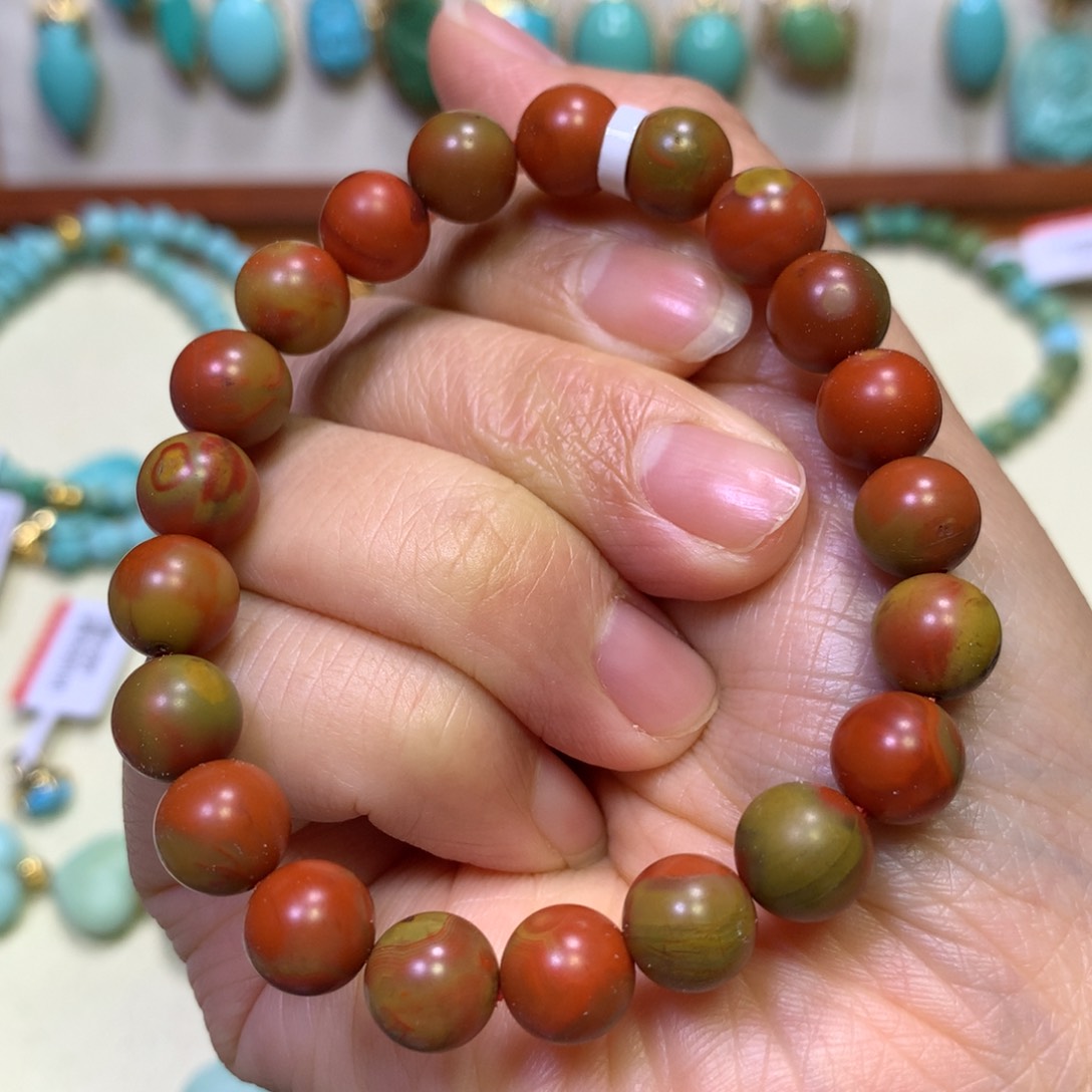 南红玛瑙手链未镶嵌