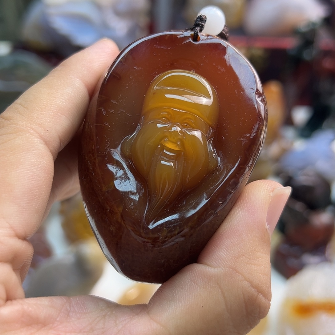 玛瑙/玉髓合金颈饰