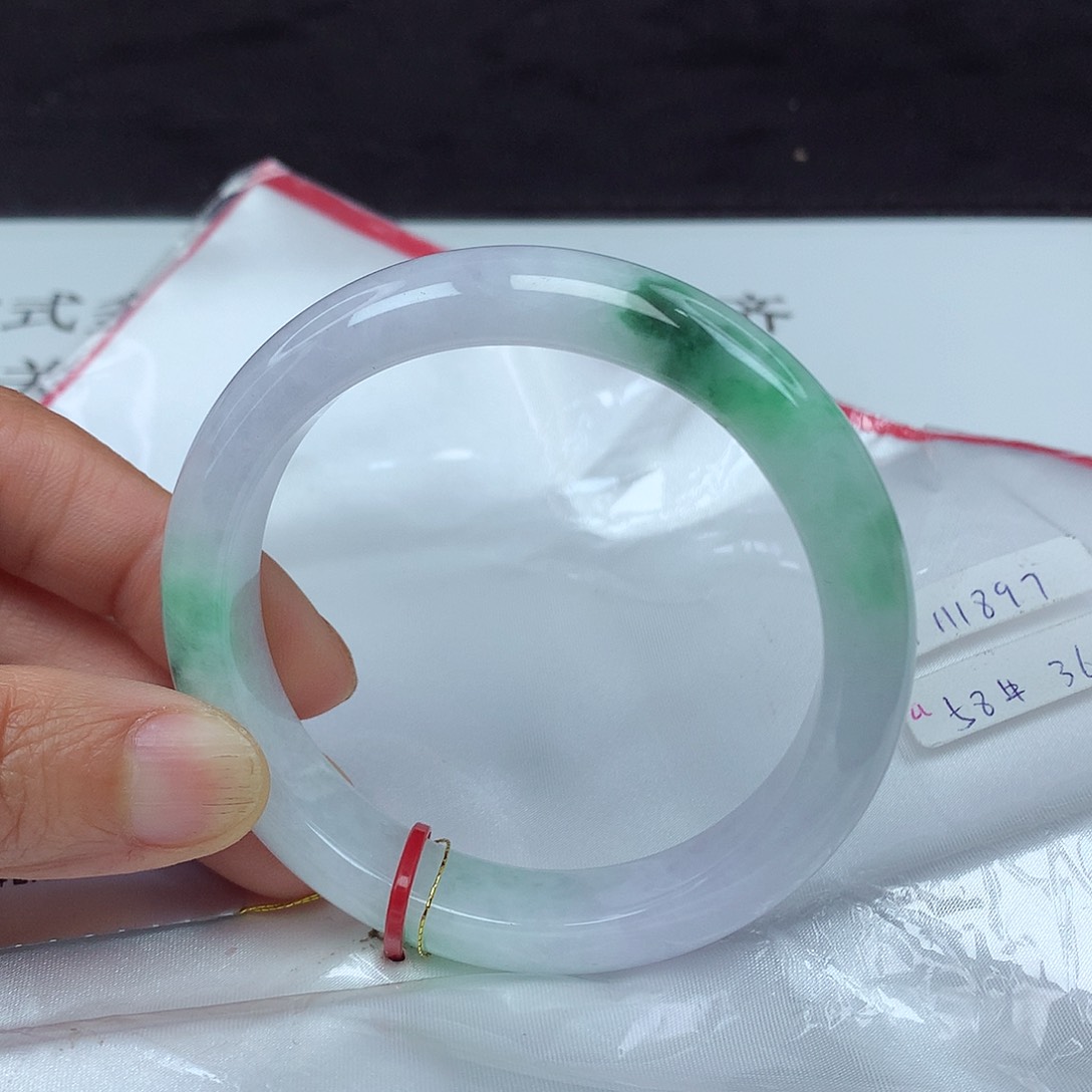 翡翠手镯未镶嵌58圈1897