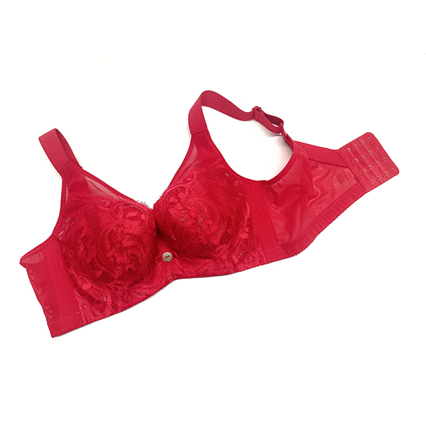【2102】文胸大罩杯CD杯美背款内衣本命年红色内衣大胸显小收副乳