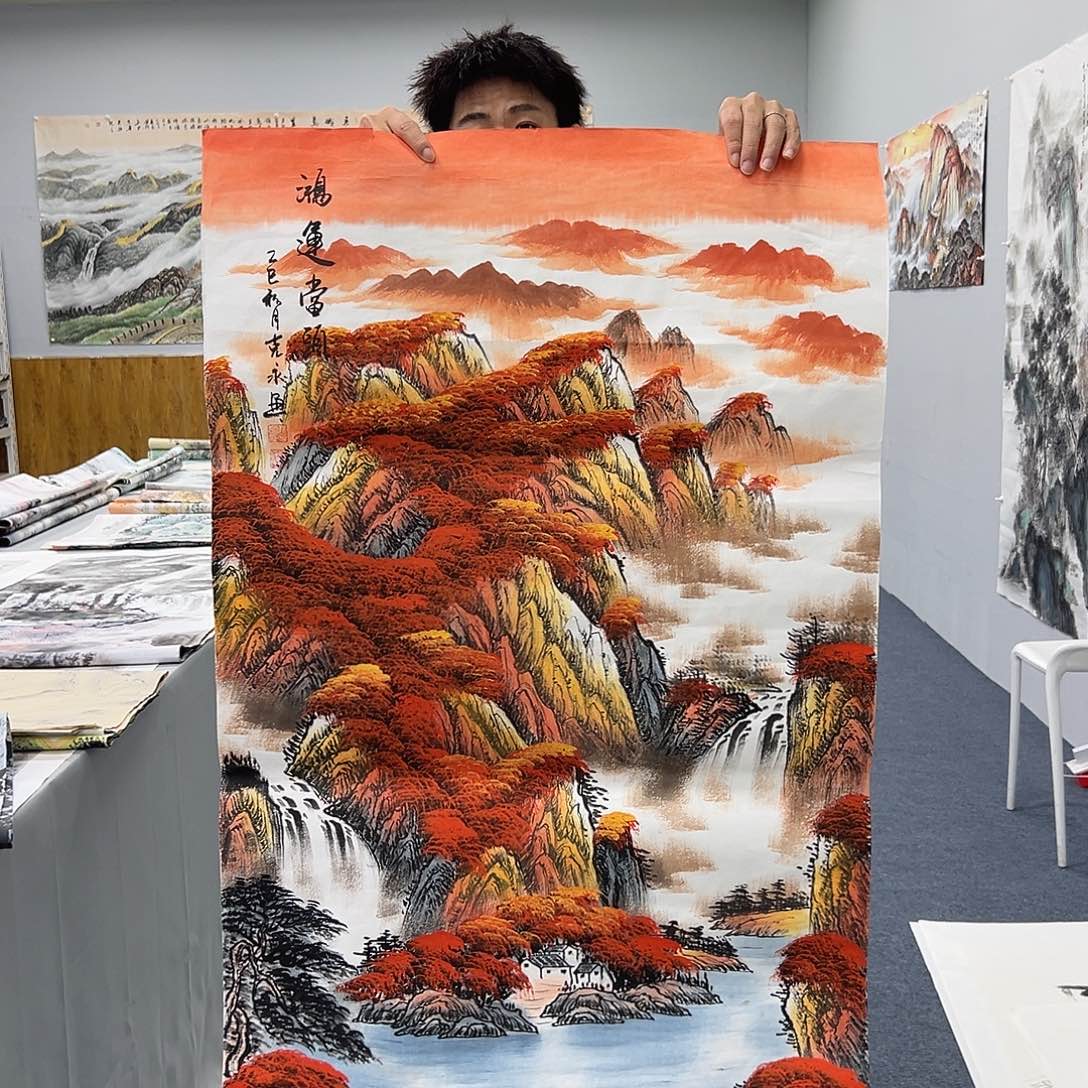 国画国画作品纯手绘作品