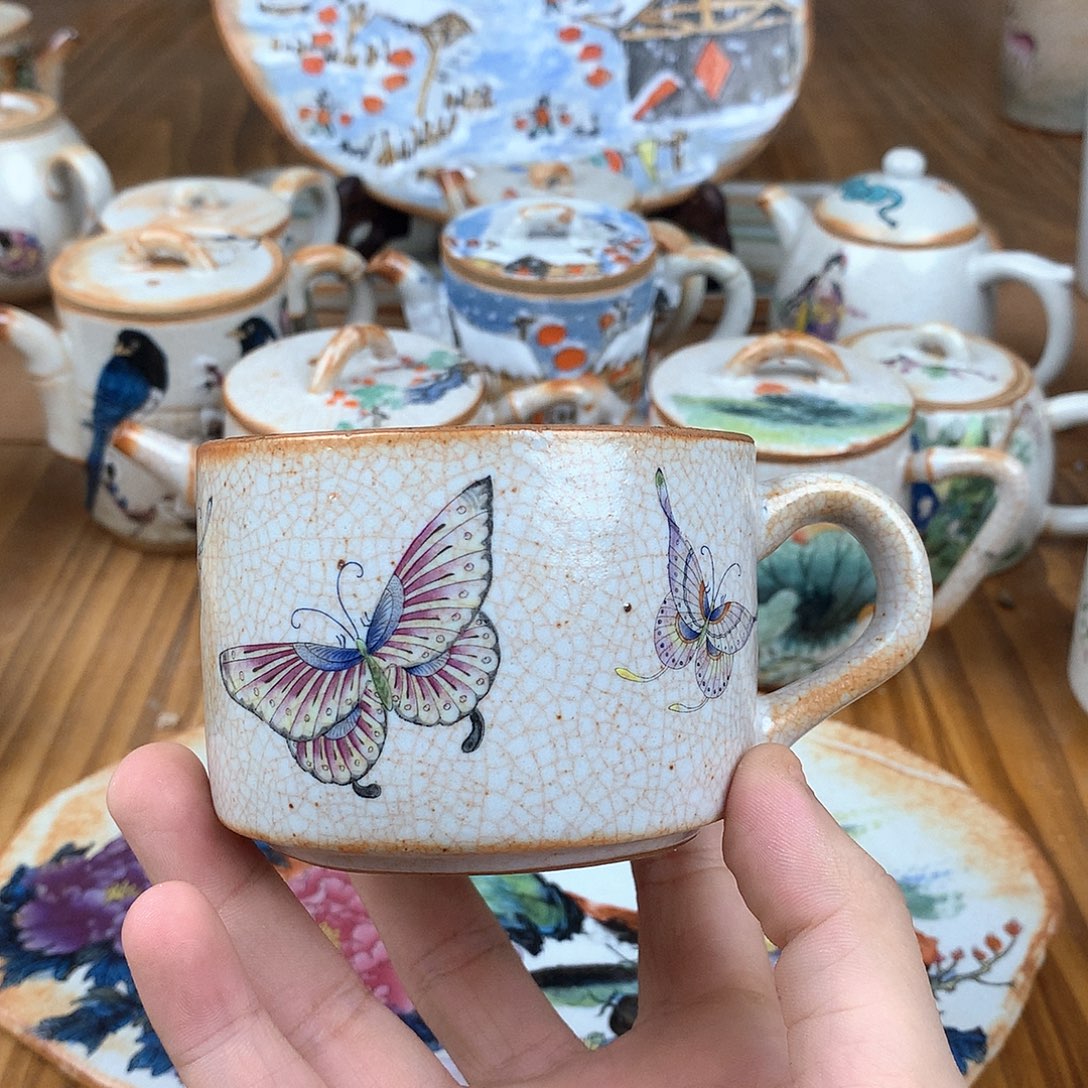 灭***5杯景德镇陶瓷手作