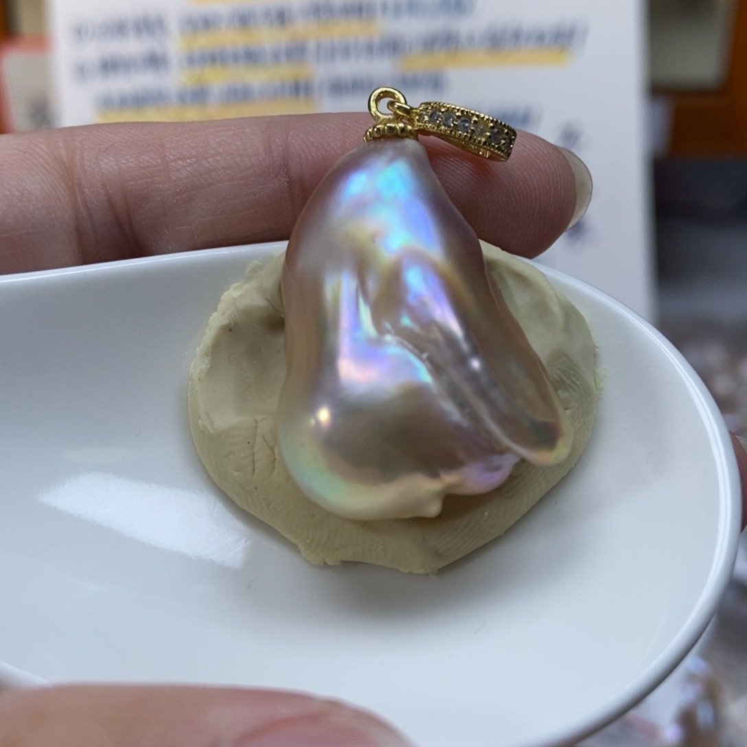 淡水珍珠吊坠(不含链)合金福利470