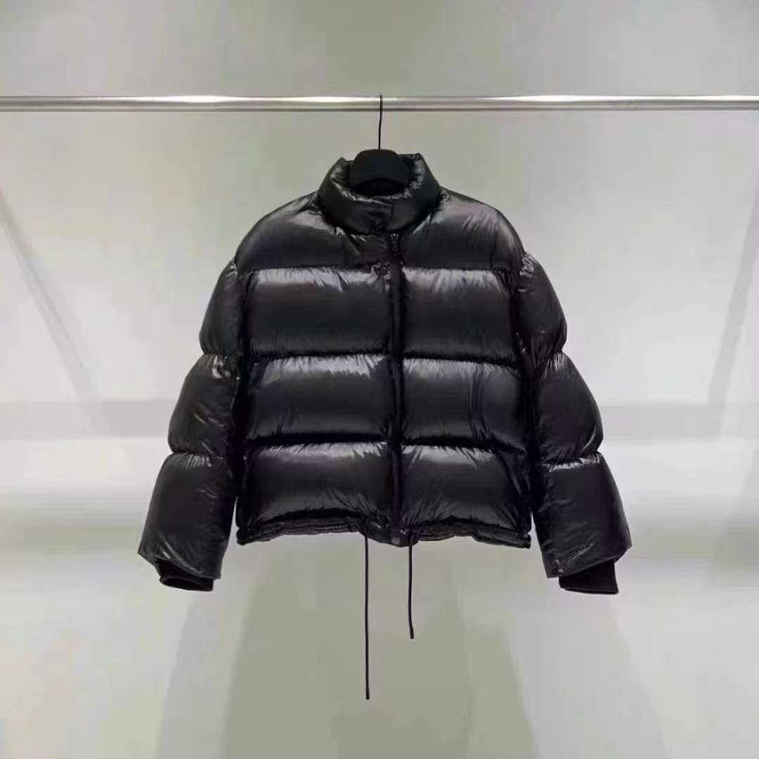 闪闪兒 water river 立领两面穿短款休闲鹅绒服女2188