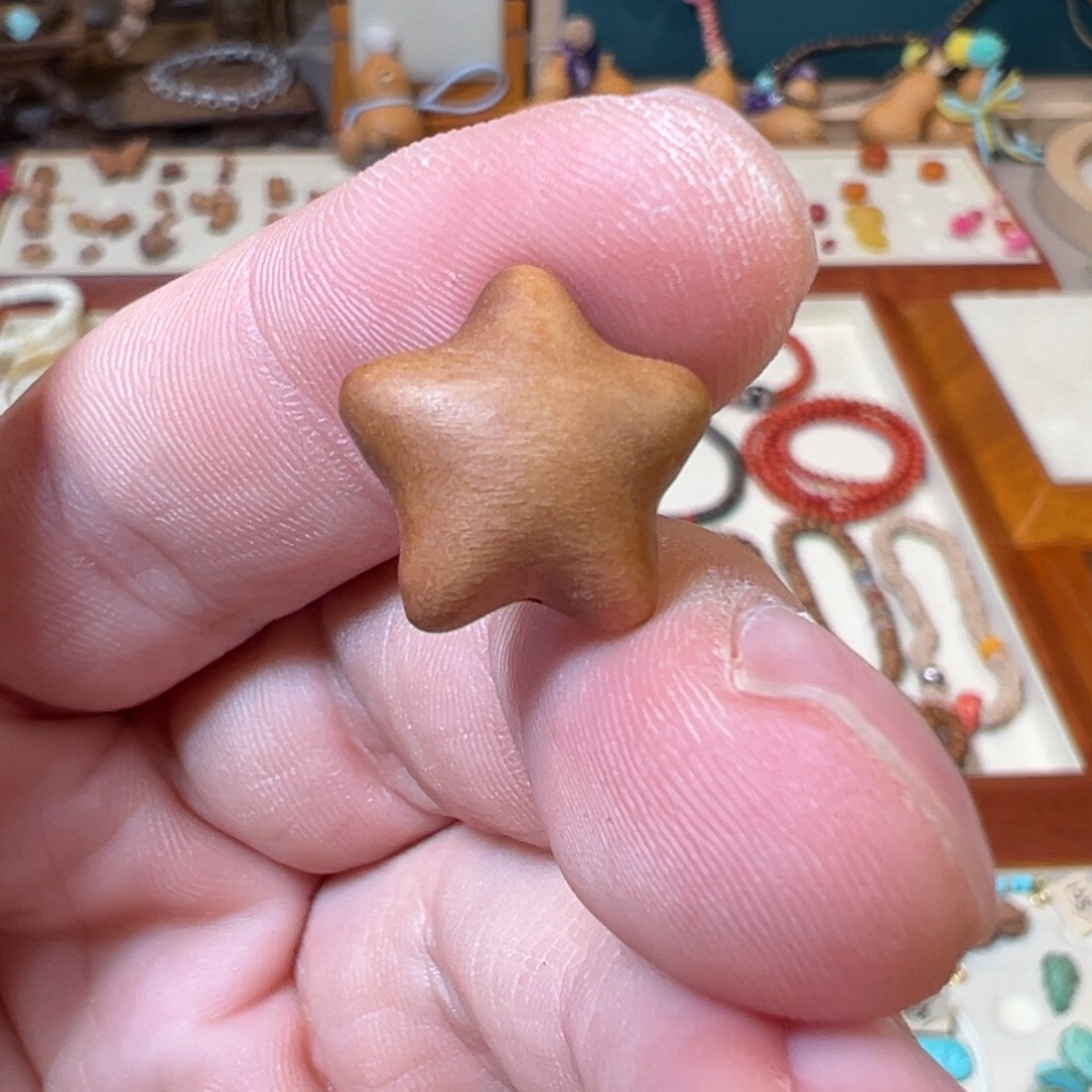 木质类老山檀五角星