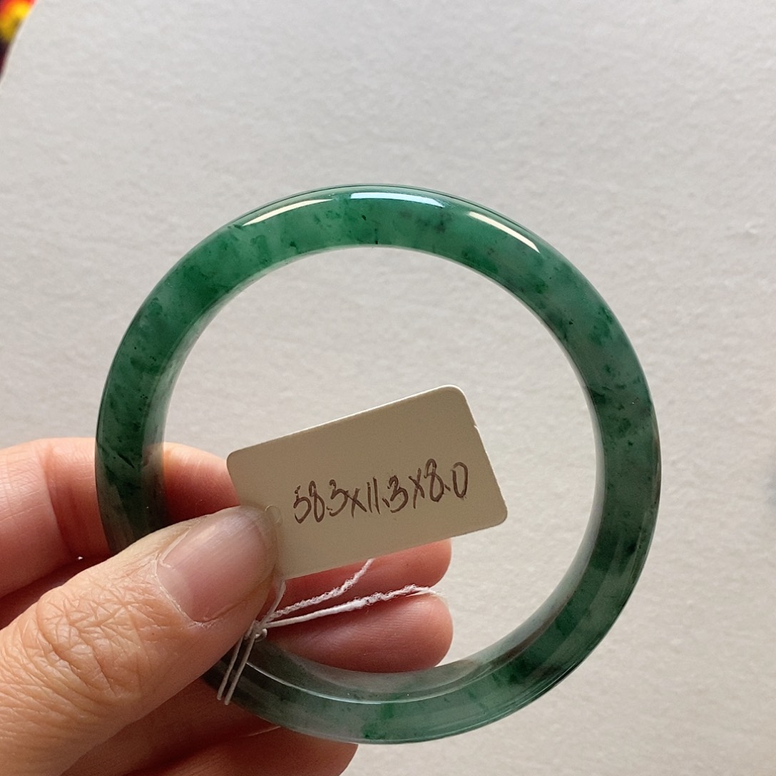 石英质玉手镯未镶嵌57-58