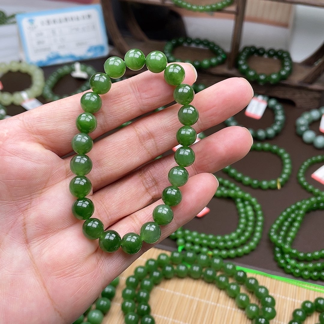 和田玉未镶嵌手链