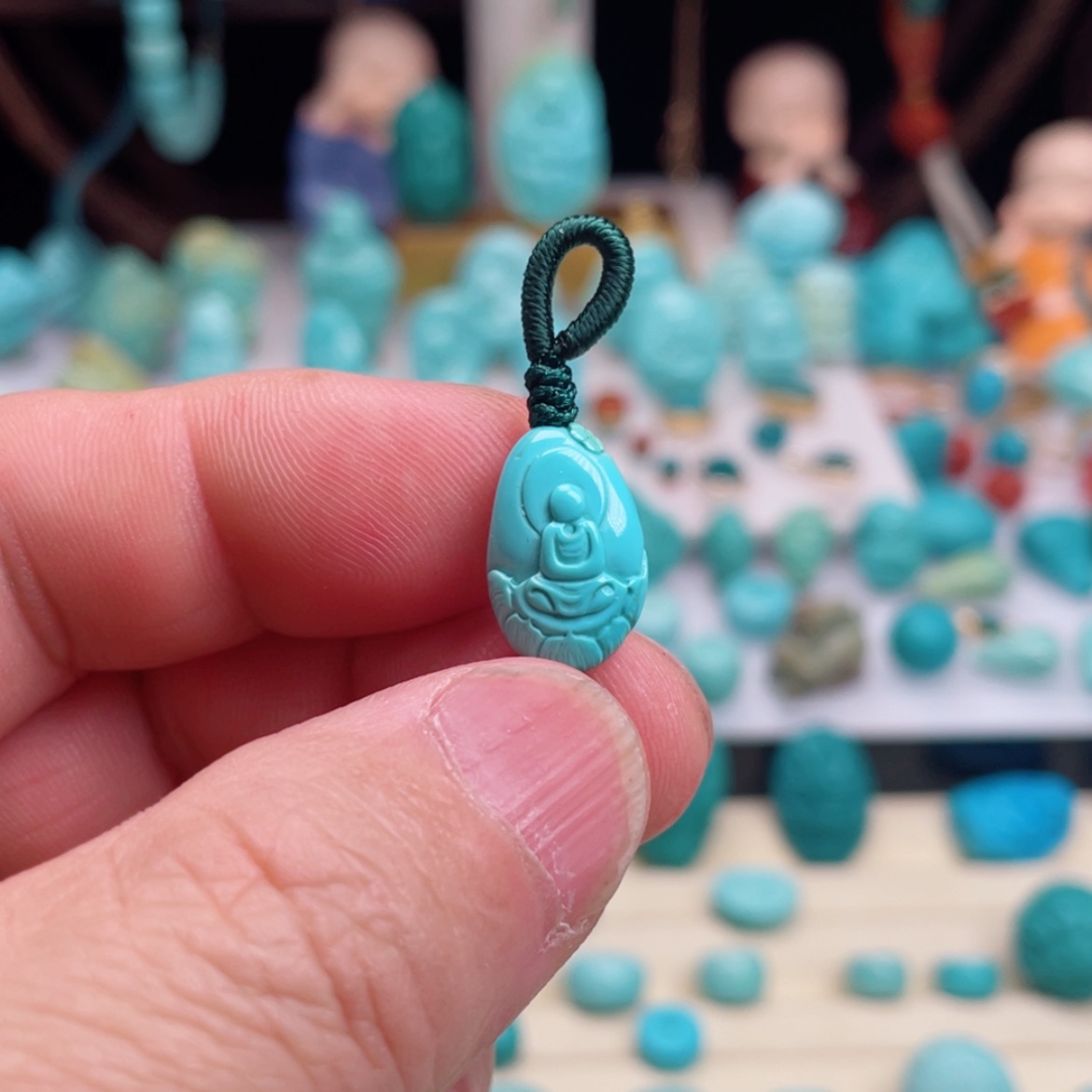 【闪购商品】绿松石吊坠(不含链)未镶嵌