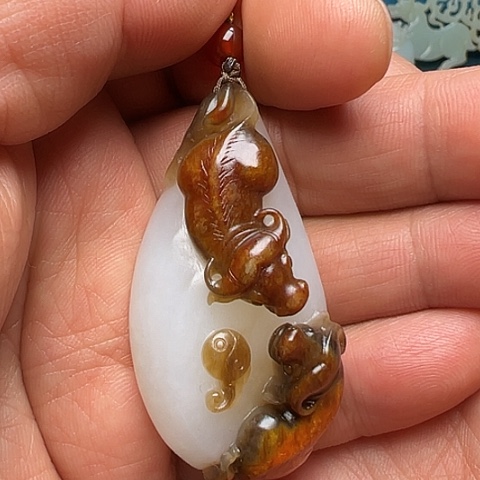 和田玉挂件未镶嵌