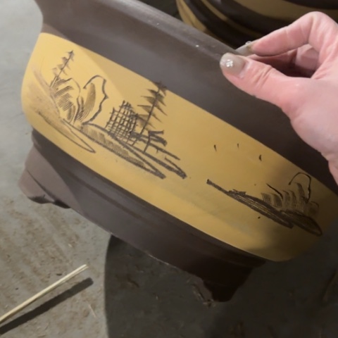 紫砂花盆80-2。80-2。。。