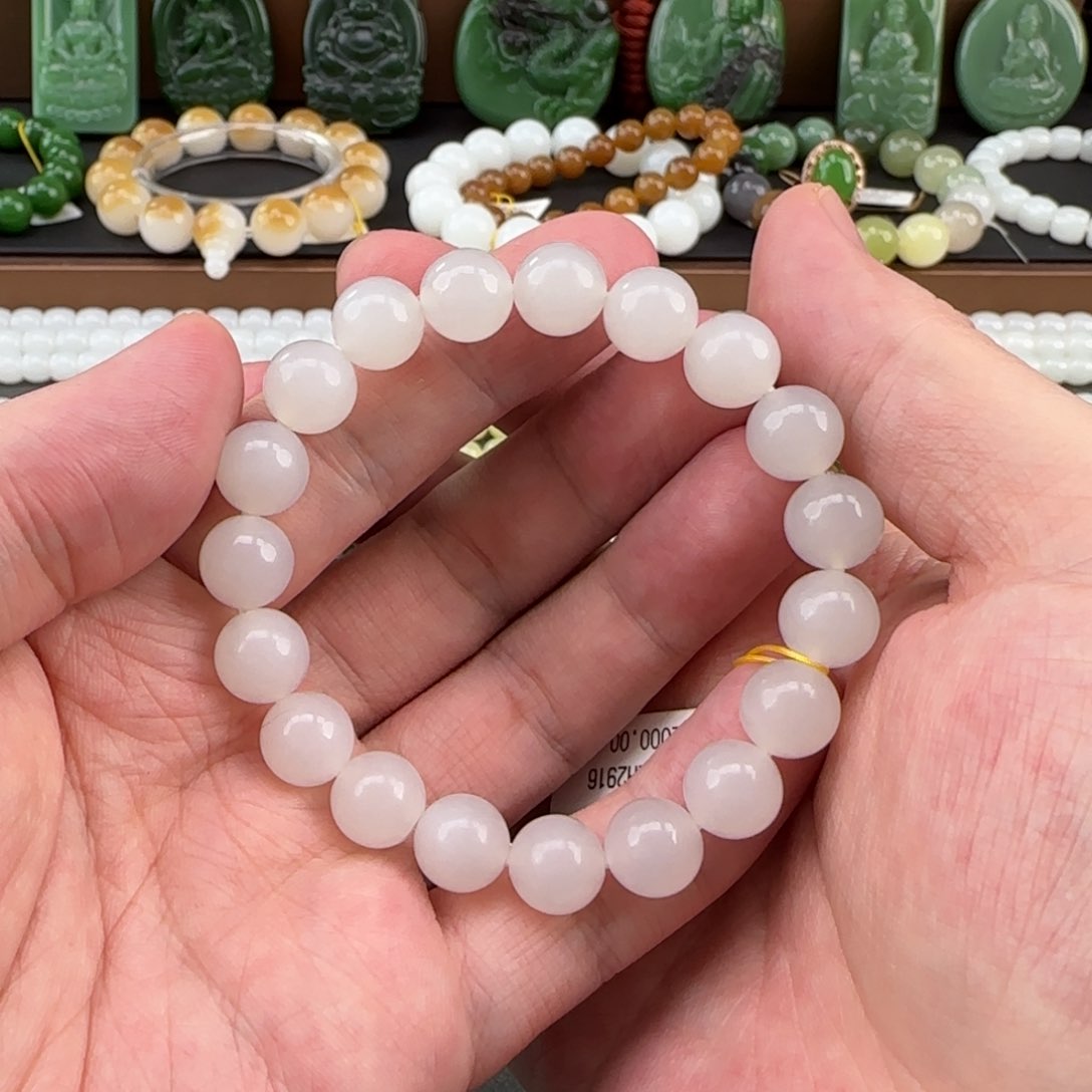 和田玉挂件未镶嵌单圈